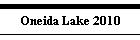 Oneida Lake 2010
